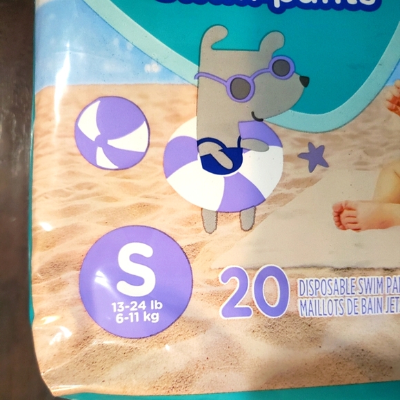 Pampers Splashers Swim Diapers Pants Baby Toddler Small lot New - Picture 3 of 4